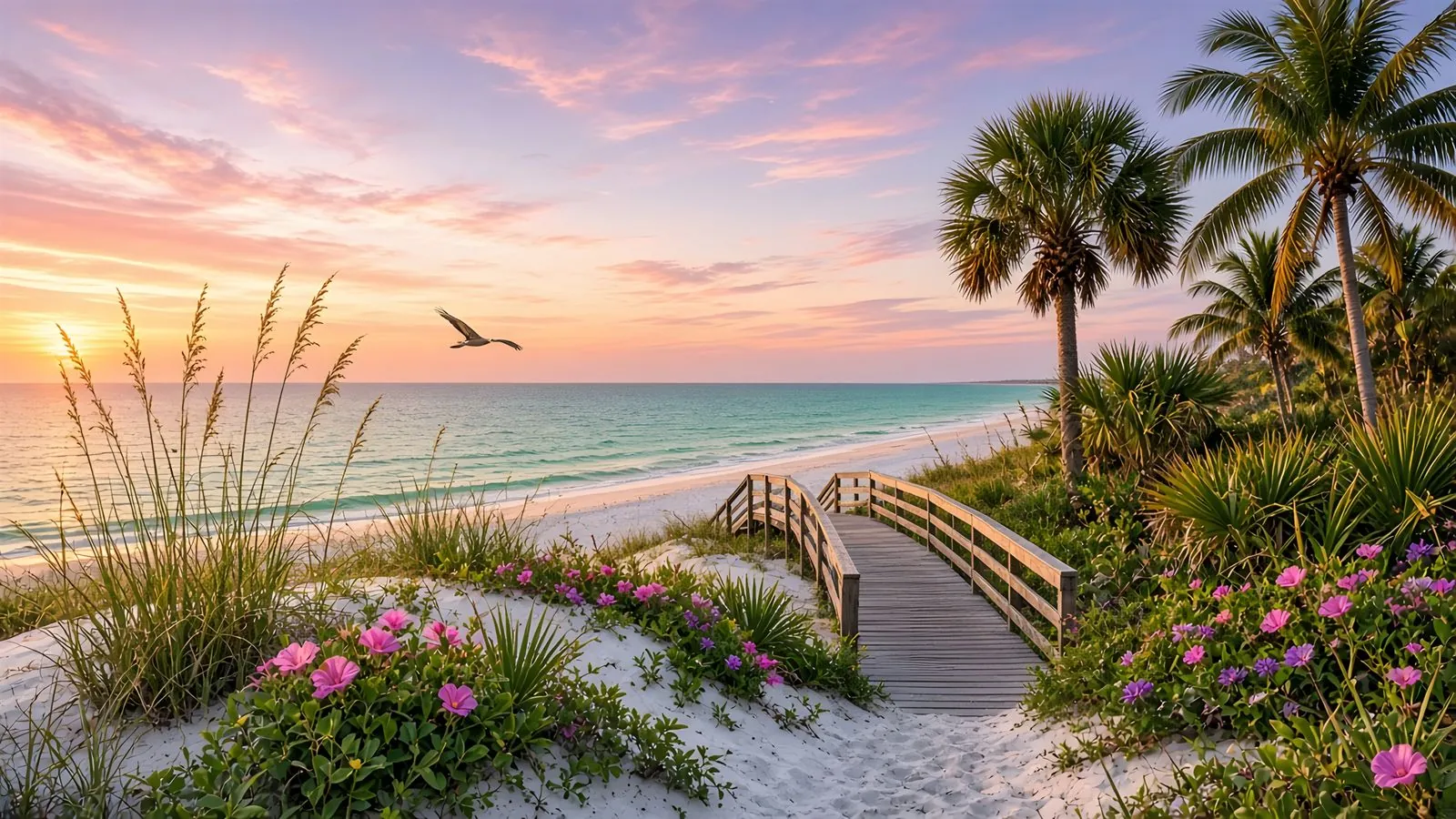 Florida Sunset wallpaper preview